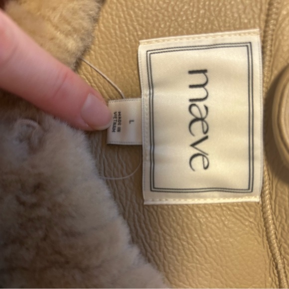 Maeve Cozy Tan Teddy Jacket - Picture 5 of 5